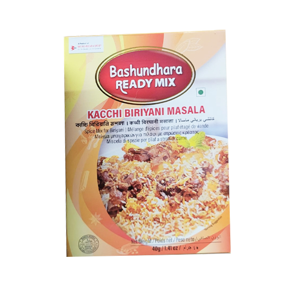 kacchi Biriyani masala Bashundhara ready mix- kacci biriani mosolla- Kachchi Biryani Masala Bashundhara Fertigmischung